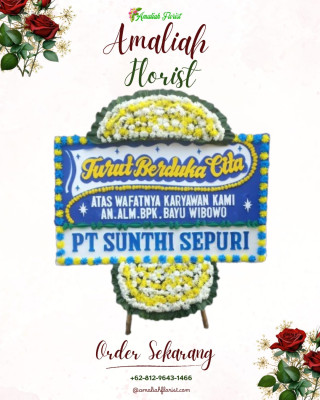 Papan Bunga Duka di Kandang Limun