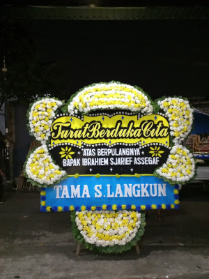 Papan Bunga Duka di Kandang Limun